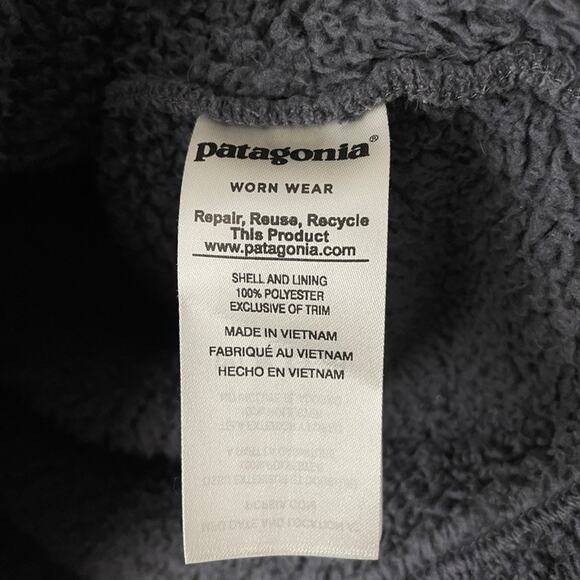 Patagonia Los Gatos Blue Gray 1/4 Zip Fleece Pullover - Picture 7 of 7